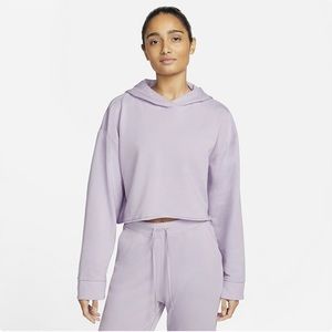 Nike Wmns Yoga Luxe Cropped Fleece Hoodie- New with Tag